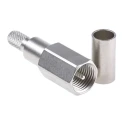 Telegartner FME Series Coaxial Connector Cable Male FME, 50 Ω, Straight Body Crimp J01700A0006