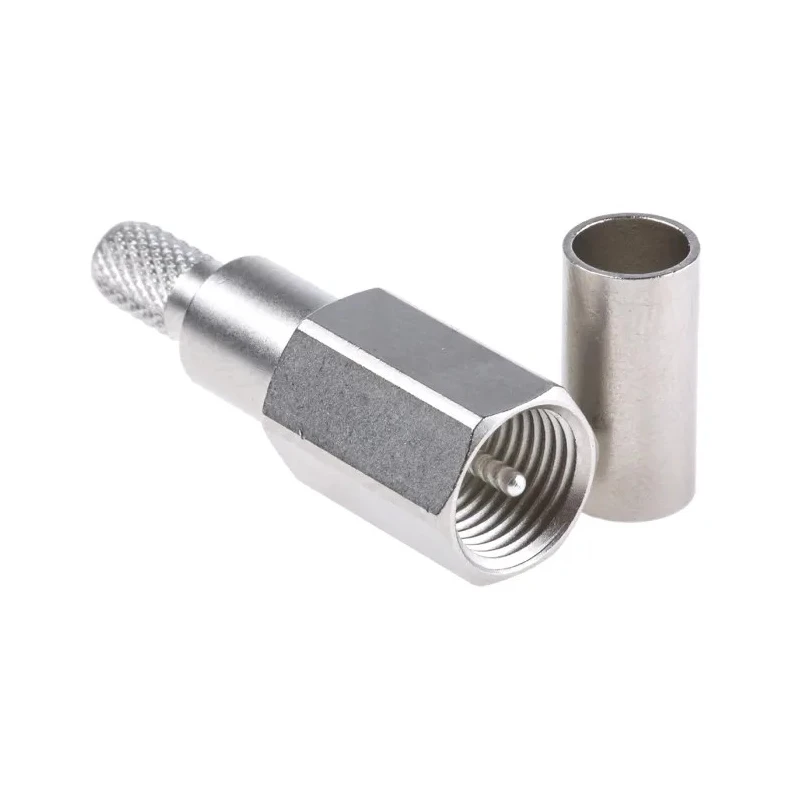 Telegartner FME Series Coaxial Connector Cable Male FME, 50 Ω, Straight Body Crimp J01700A0006