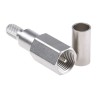 Telegartner FME Series Coaxial Connector Cable Male FME, 50 Ω, Straight Body Crimp J01700A0006