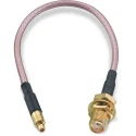 Wurth Elektronik MMCX, SMA Series RG316 Coaxial Cable 152.4 mm Length 50 Ω 170 Vrms Rated RG316 