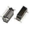 HARTING Har-Flex Series Straight Surface PCB Header, 26 Contacts, 1.27 mm Pitch, 2 Row, Shrouded 15120262601000