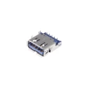 Wurth Elektronik USB Type A Right Angle Through Hole Female USB 3.0 Connector 30V 250mA 692121230100