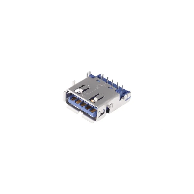 Wurth Elektronik USB Type A Right Angle Through Hole Female USB 3.0 Connector 30V 250mA 692121230100