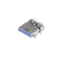 Wurth Elektronik USB Type A Right Angle Through Hole Female USB 3.0 Connector 30V 250mA 692121230100