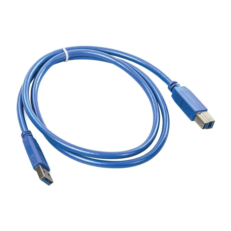 Wurth Elektronik IC Socket USB Cable Male USB Type A to Male USB 3.0 USB B Blue 1m 692903100000
