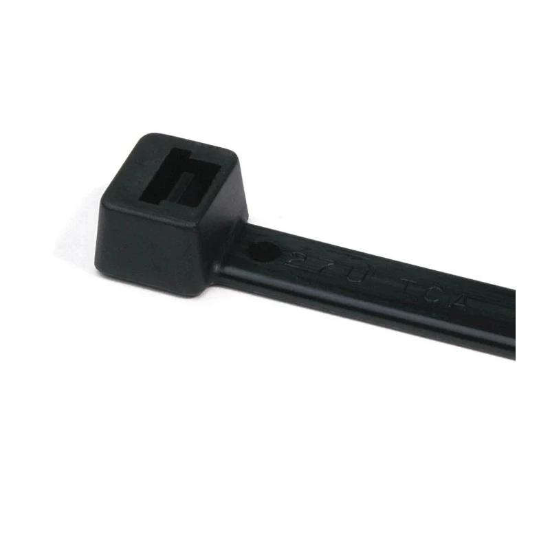 HellermannTyton Black Polypropylene Cable Tie 100 mm x 2.5 mm, T-Series 111-01917 T18R-PP-BK