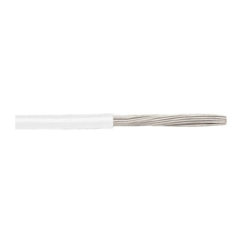 Alpha Wire Ecogen Ecowire Plus Series White 3.3 mm² 12 AWG Hook Up Wire, 19 x 0.46 mm Core Strands, 30 m 6830 WH005