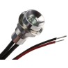 Oxley Bezel Red Panel Mount Indicator 8 mm Mount Hole IP67 Flying Lead Termination 24V AC