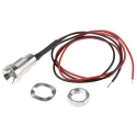Oxley Bezel Red Panel Mount Indicator 8 mm Mount Hole IP67 Flying Lead Termination 24V AC 