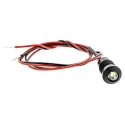 Oxley White Panel Mount Indicator 8 mm, Flying Lead Termination, IP67 