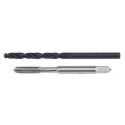 RS PRO Tap & Drill Set, M5 Thread, Metric Coarse Standard, Hand Tap, HSS, 58mm Overall Length, Black Finish 749-5691