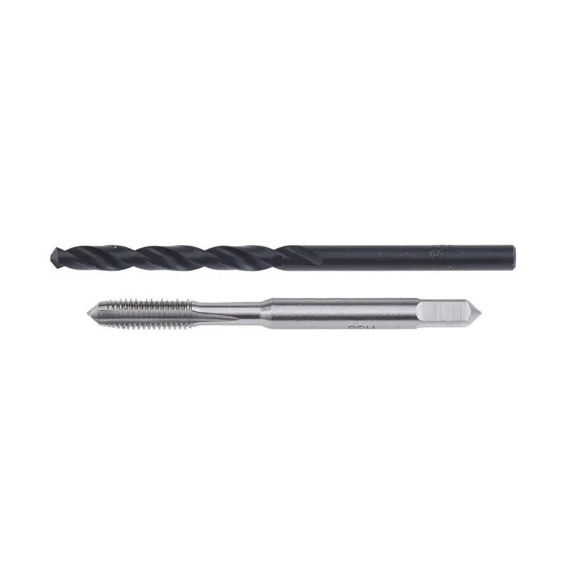 RS PRO Tap & Drill Set, M5 Thread, Metric Coarse Standard, Hand Tap, HSS, 58mm Overall Length, Black Finish 749-5691
