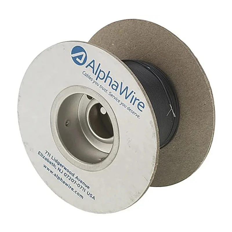 Alpha Wire Ecogen Ecowire Plus Series Black 2.1 mm² Hook Up Wire, 14 AWG, 19 x 0.36 mm strands, 30 m, 6829 BK005