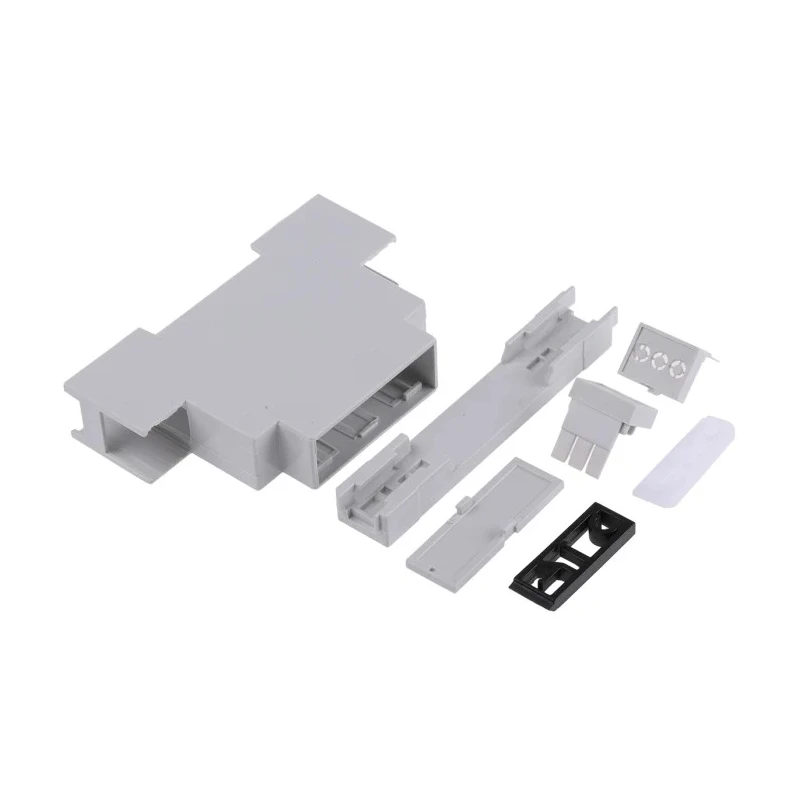 CAMDENBOSS Modular Enclosure Polycarbonate 90mm Height 17.5mm Length 58mm Width DIN Rail Enclosure CNMB/1/KIT