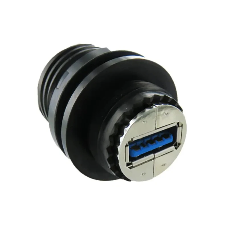 Amphenol Socapex Straight Female 1 Port Type USB Type A IP68 USB Connector USB 3.2 Gen 1 USB3FTV7ANF312