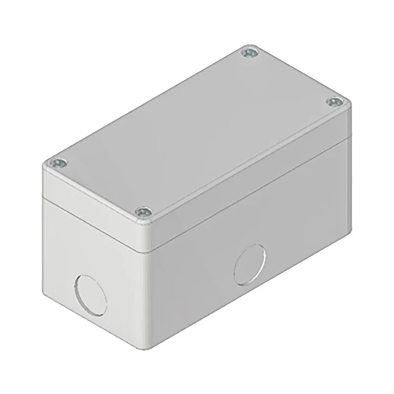 RS PRO Grey ABS CCS Push Button Enclosure, 22mm Cutout Diameter, IP65 Rated, 140x74x74 mm, Model 194-7465