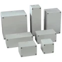 RS PRO Grey ABS CCS Push Button Enclosure 22 mm Diameter IP65 Rated 70x74x74 mm Italy 194-7457