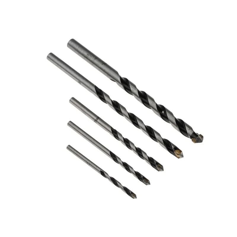 Makita 5-Piece Twist Drill Bit Set for Multi-Material, Tungsten Carbide Tipped, 4 mm to 10 mm D-36712