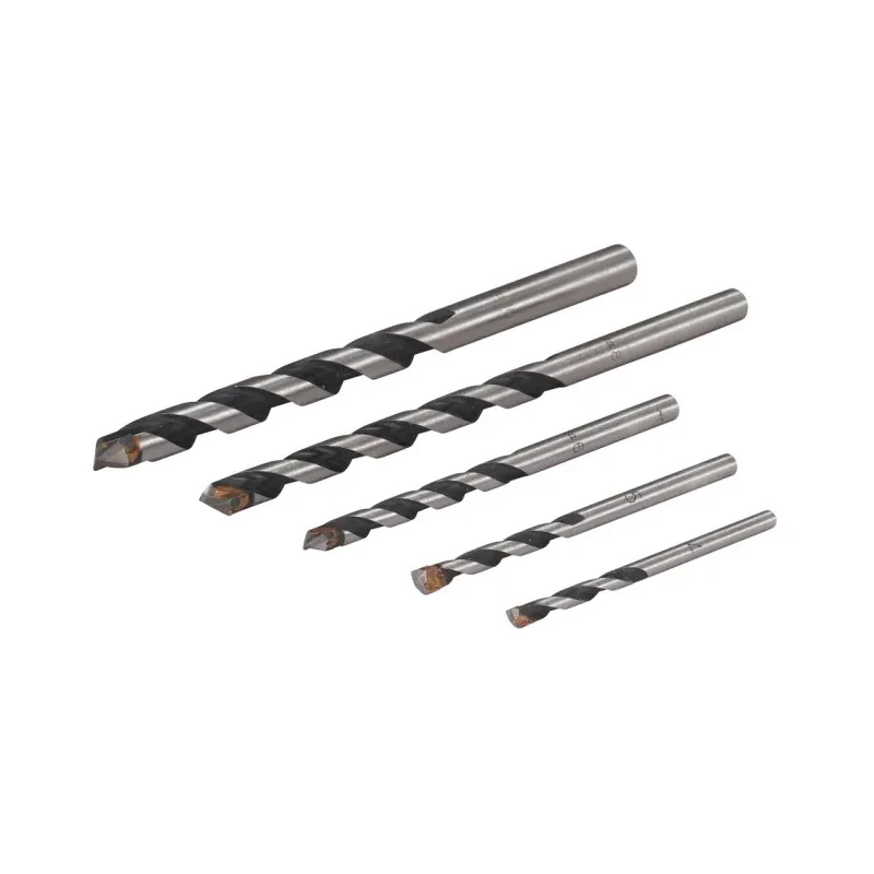Makita 5-Piece Twist Drill Bit Set for Multi-Material, Tungsten Carbide Tipped, 4 mm to 10 mm D-36712