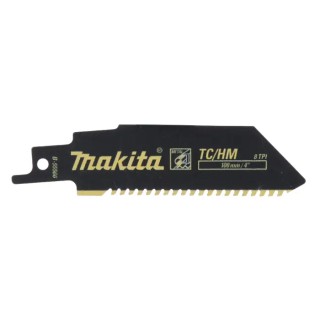 Makita Reciprocating Saw Blade 8 Teeth Per Inch for Cast Iron, Stainless Steel 100mm B-55566