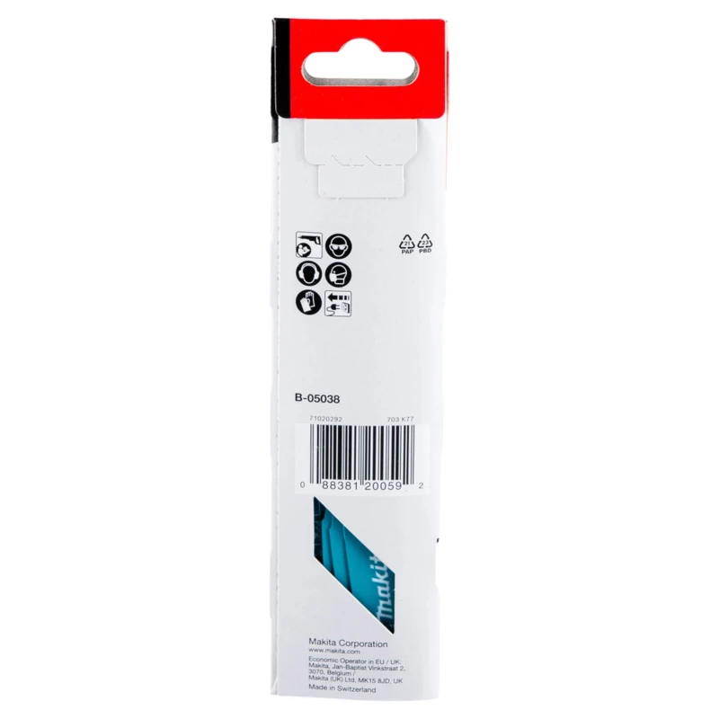 Makita Reciprocating Saw Blade Bi-Metal 100mm Blade Length 18 Teeth Per Inch Pack of 5 B-05038