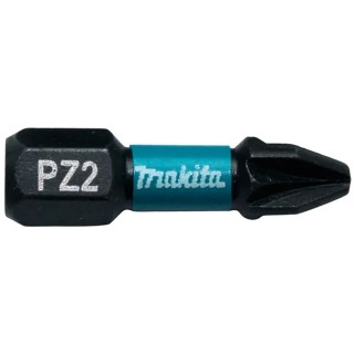 Makita Hex Screwdriver Bit 6.35 mm Tip PZ2, Hex Drive, 25 mm Overall Length B-63644
