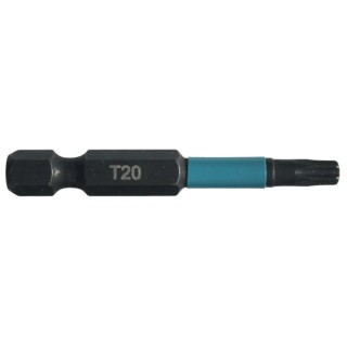 Makita Magnetic Hex Screwdriver Bit T20 Size, 6.35 mm Drive, 50 mm Overall Length B-63781