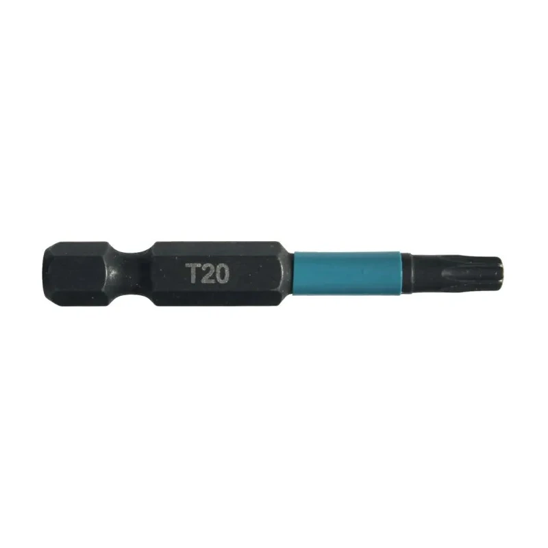 Makita Magnetic Hex Screwdriver Bit T20 Size, 6.35 mm Drive, 50 mm Overall Length B-63781