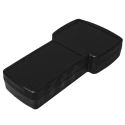RS PRO Black ABS Handheld Enclosure with Integral Battery Compartment, Display Window, IP54, 210 mm x 110 mm x 41 mm 194-7490