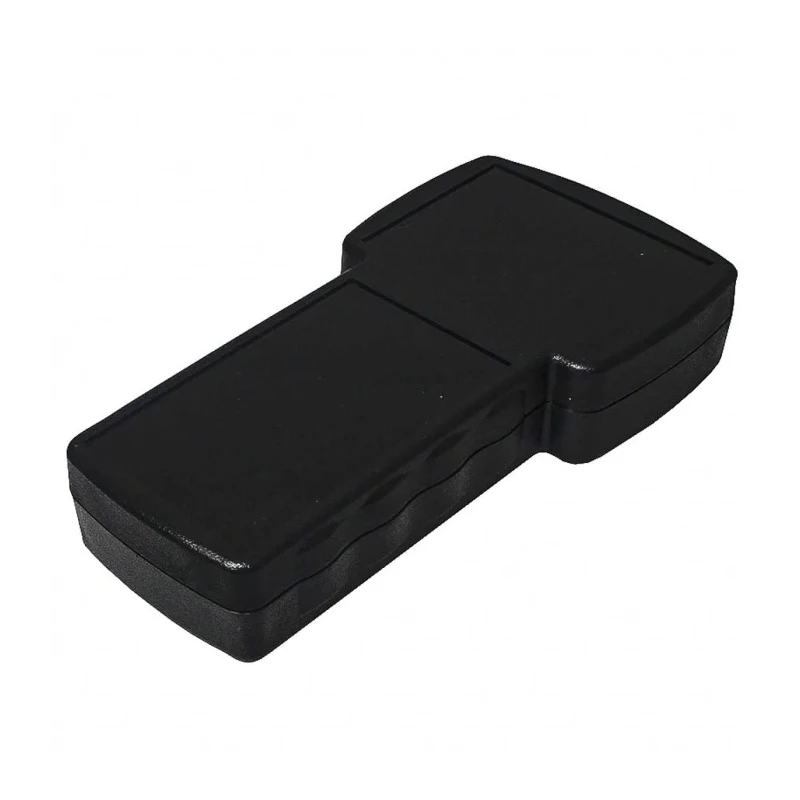 RS PRO Black ABS Handheld Enclosure with Integral Battery Compartment, Display Window, IP54, 210 mm x 110 mm x 41 mm 194-7490