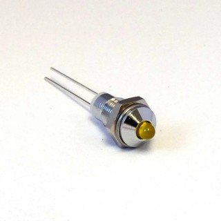 CML Innovative Technologies Yellow Panel Mount Indicator M6 Termination IP40 2.1V 19020002