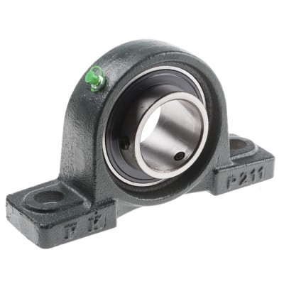 RS PRO Two-Bolt Cast Iron Normal Duty Pillow Block Bearing 55 mm Inside Diameter UCP211