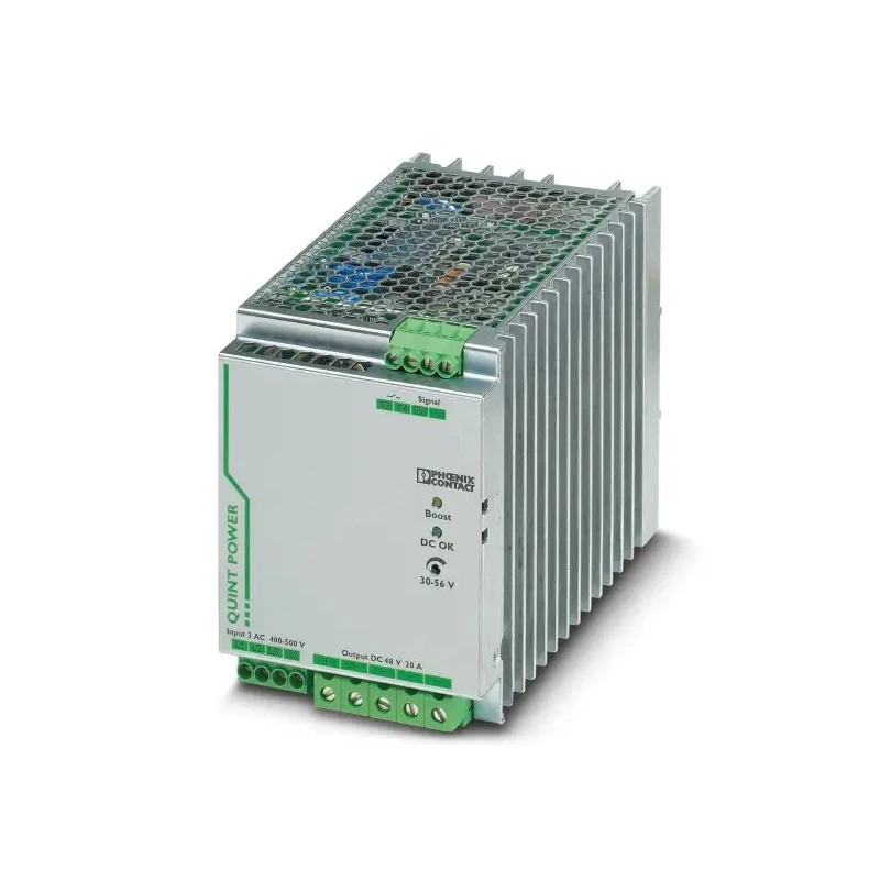 Phoenix Contact QUINT POWER Switched Mode DIN Rail Power Supply 575V AC Input 56V DC Output 20A 960W 2320827