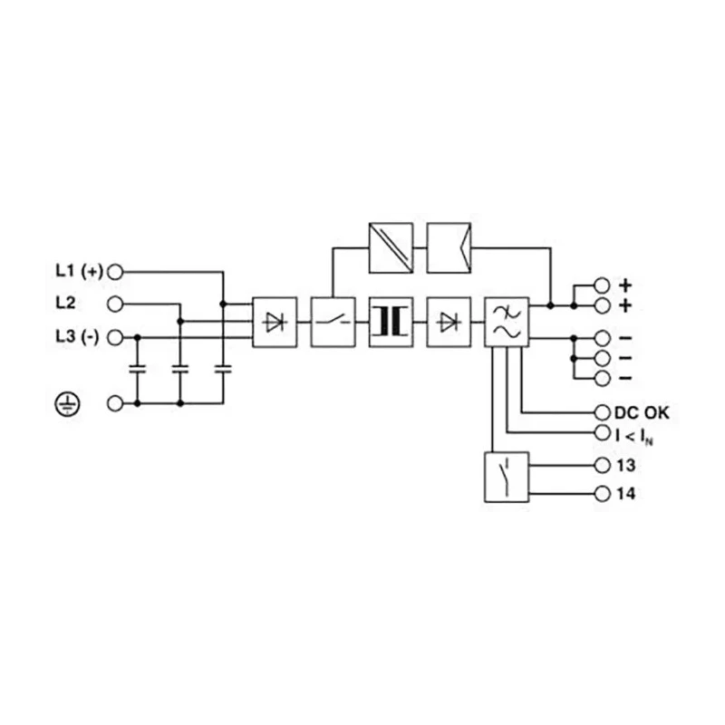 Phoenix Contact QUINT POWER Switched Mode DIN Rail Power Supply 575V AC Input 56V DC Output 20A 960W 2320827