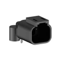 Amphenol Industrial ATF13 Automotive Connector Male Black PCB 2 Way Screw Termination ATF13-2P-BM13