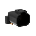 Amphenol Industrial Automotive Connector Male Black PCB 4 Way Screw Termination 13A Current ATF13-4P-BM13