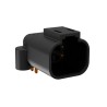 Amphenol Industrial Automotive Connector Male Black PCB 4 Way Screw Termination 13A Current ATF13-4P-BM13
