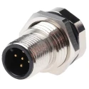 Brad from Molex Industrial Circular Connector 5 Contacts Panel Mount M12 Socket Male IP68 250V 4A 1200700235