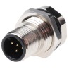 Brad from Molex Industrial Circular Connector 5 Contacts Panel Mount M12 Socket Male IP68 250V 4A 1200700235