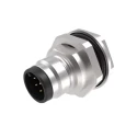 Brad from Molex Industrial Circular Connector 5 Contacts Panel Mount M12 Socket Male IP68 250V 4A 1200700235