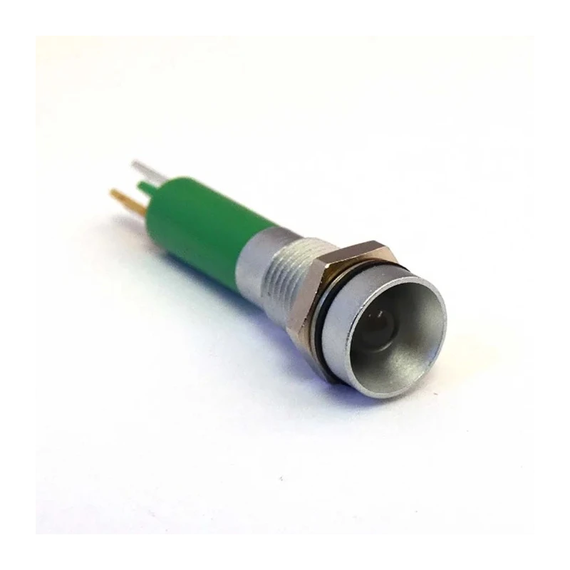 CML Innovative Technologies 190BX35X Series Green Panel Mount Indicator, 24V dc, IP67, Recessed 190B2351