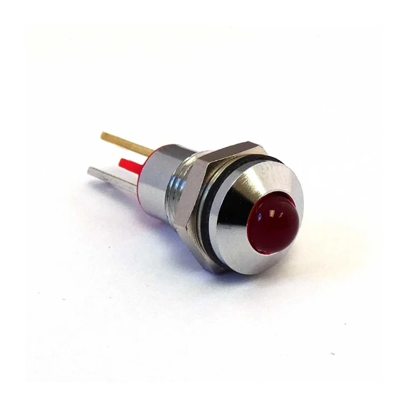 CML Innovative Technologies Red Panel Mount Indicator M8 Termination IP67 2V 19040053