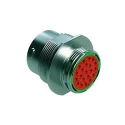 Amphenol Industrial Circular Connector, 21 Contacts, Cable Mount, Plug, Male, IP67, IP69K, 250V, 7.5A, Zinc Alloy AHDM04