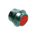 Amphenol Industrial Circular Connector, 21 Contacts, Cable Mount, Standard Size, Socket Female, 250V, 13/25A, Bayonet AHDM04