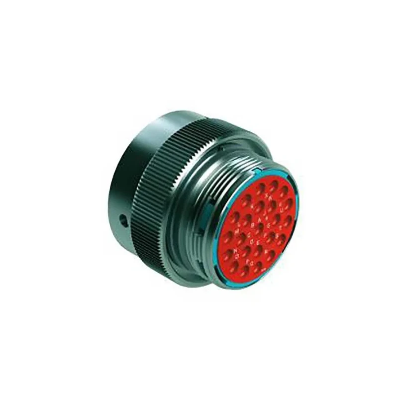 Amphenol Industrial Circular Connector, Cable Mount, 23 Contacts, Male Plug, Crimp Termination, Bayonet Mating, Zinc AHDM06