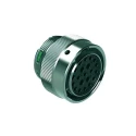 Amphenol Industrial Circular Connector, 21 Contacts, Cable Mount, Socket Female, Zinc Alloy Housing, IP67 IP69K AHDM06