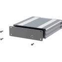 RS PRO Silver Anodised Aluminium Instrument Case 30 mm Height, 220 mm Length, 108.5 mm Width 195-1544