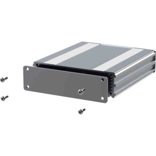 RS PRO Silver Anodised Aluminium Instrument Case 30 mm Height, 220 mm Length, 108.5 mm Width 195-1544