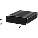 RS PRO Black Anodised Aluminium Instrument Case 30 mm Height, 160 mm Length, 108.5 mm Width 195-1518
