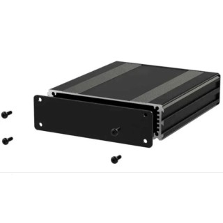 RS PRO Black Anodised Aluminium Instrument Case 30 mm Height, 160 mm Length, 108.5 mm Width 195-1518